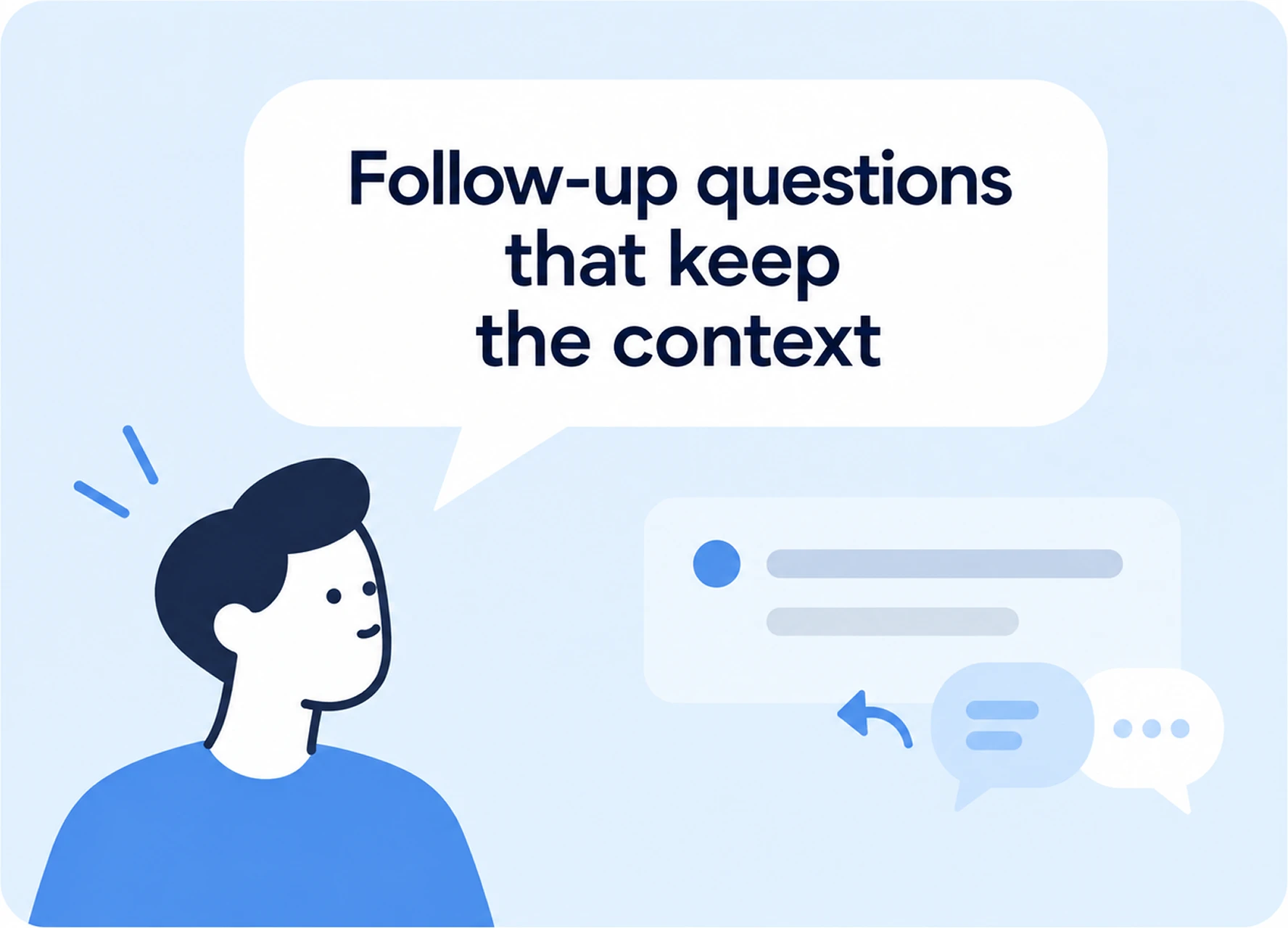 Follow-up questions that keep the context
