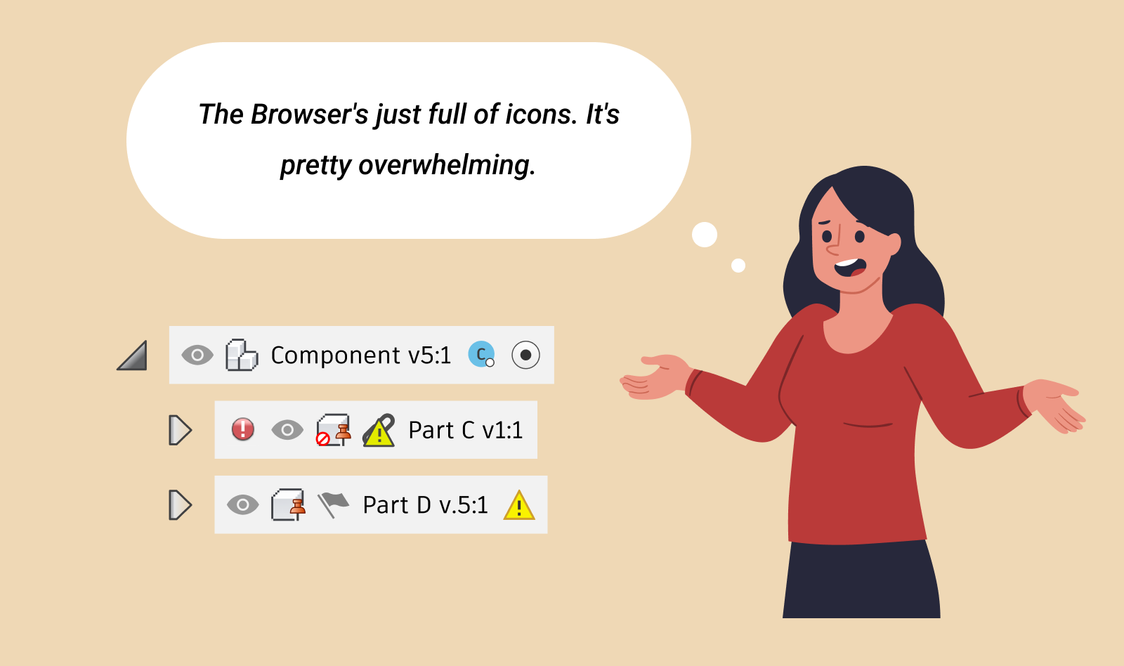 4. Confusing Browser Layout: